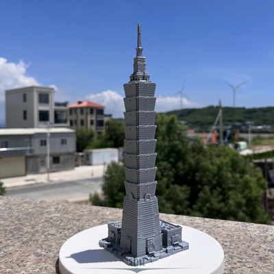 台北101大厦模型台湾地标建筑摆件现代旅游礼品建筑工艺品