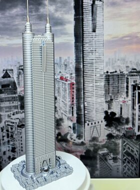 深圳地王大厦模型深圳地标建筑摆件现代简约旅游礼品建筑工艺品