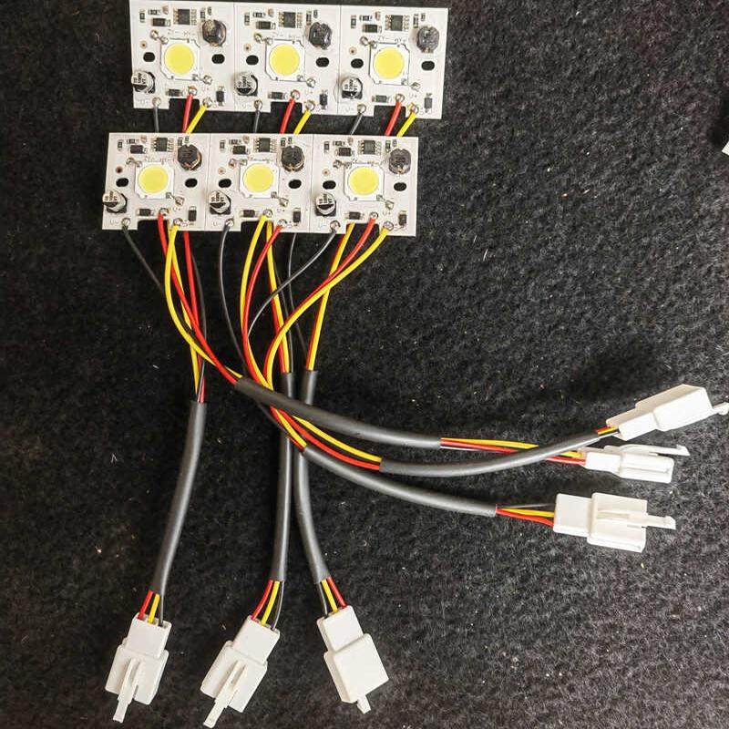 电动车大灯配件改装COB高亮远近光大灯灯板12V-80V电摩三轮四轮车