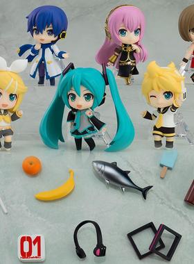 现货 GSC 初音未来 Piapro 盒蛋小粘土人 初音镜音kaito
