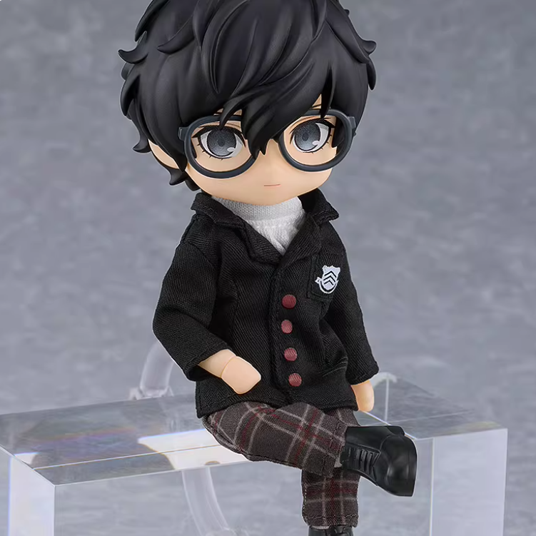 预定 GSC 女神异闻录5 P5 主人公 雨宫莲 制服 粘土人Q版可动手办