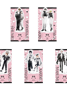 预定 角川 BLACK&PINK BL漫画 双人正比亚克力立牌 佐佐木与宫野