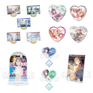 现货 LoveLive 莲之空女学院 主视觉图心形徽章吧唧立牌摆件日谷