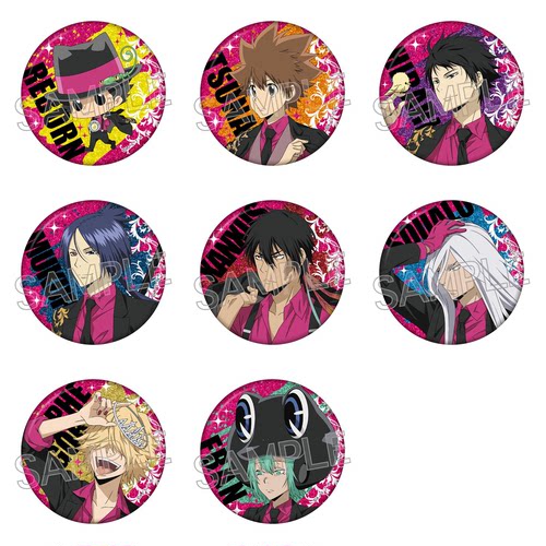 预定 家庭教师 Twincre Nero e Magenta 闪徽章吧唧周边日谷