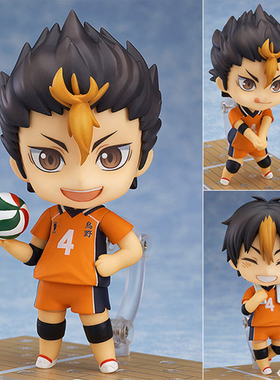 现货 GSC 排球少年 西谷夕 橙色黑色队服 特典版粘土人可动手办
