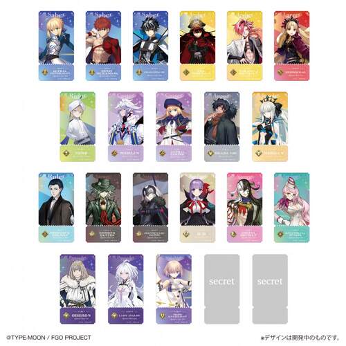 现货 万代 FGO Fate Grand Order 门票风塑料PET卡片 日谷