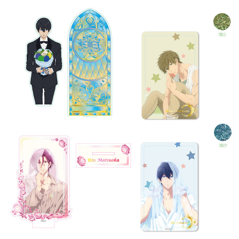 现货 Free！男子游泳部 彩窗 杂志风花窗立牌 流沙麻将 官谷正版,模玩/动漫/周边/娃圈三坑/桌游,动漫挂件/文具,淘宝优惠券,粉丝福利购,淘宝优惠卷