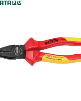 世达G系列VDE绝缘耐压钢丝钳8寸6寸7寸老虎钳子72625 72626 72627