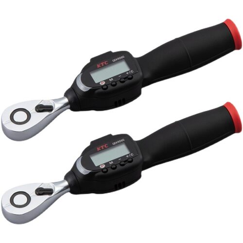 正品日本KTC数显棘轮扳手12-60N.M可充电 3/8方头 GEKR060-R3