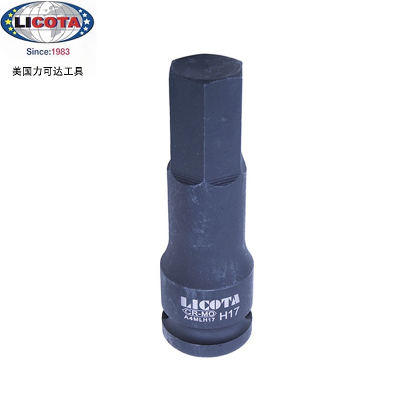 美国力可达LICOTA进口大飞1/2"风气动内六角长旋具套筒A4MLH-封面