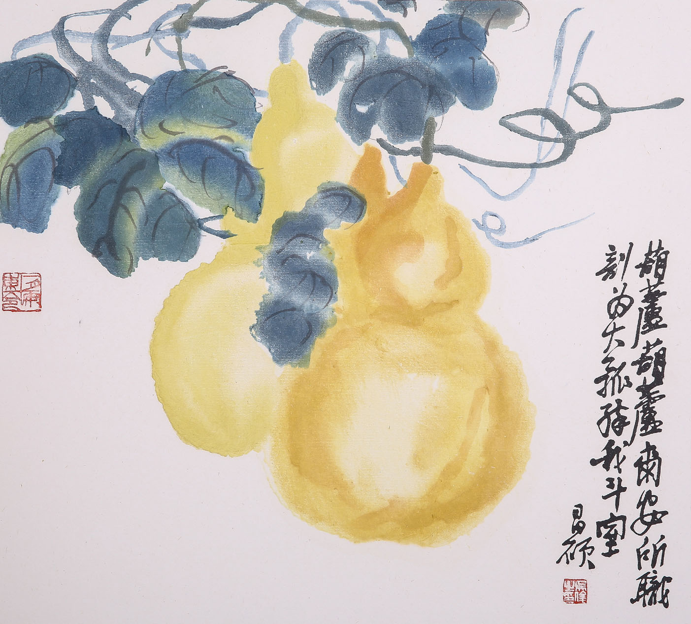 吴昌硕 葫芦 【朵云轩木版水印】国画装饰收藏馈赠家居非遗