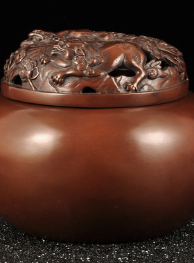 紫铜熏炉静心修禅香熏炉用品