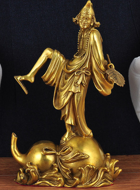 摆件纯铜供奉佛堂工艺品家居装饰