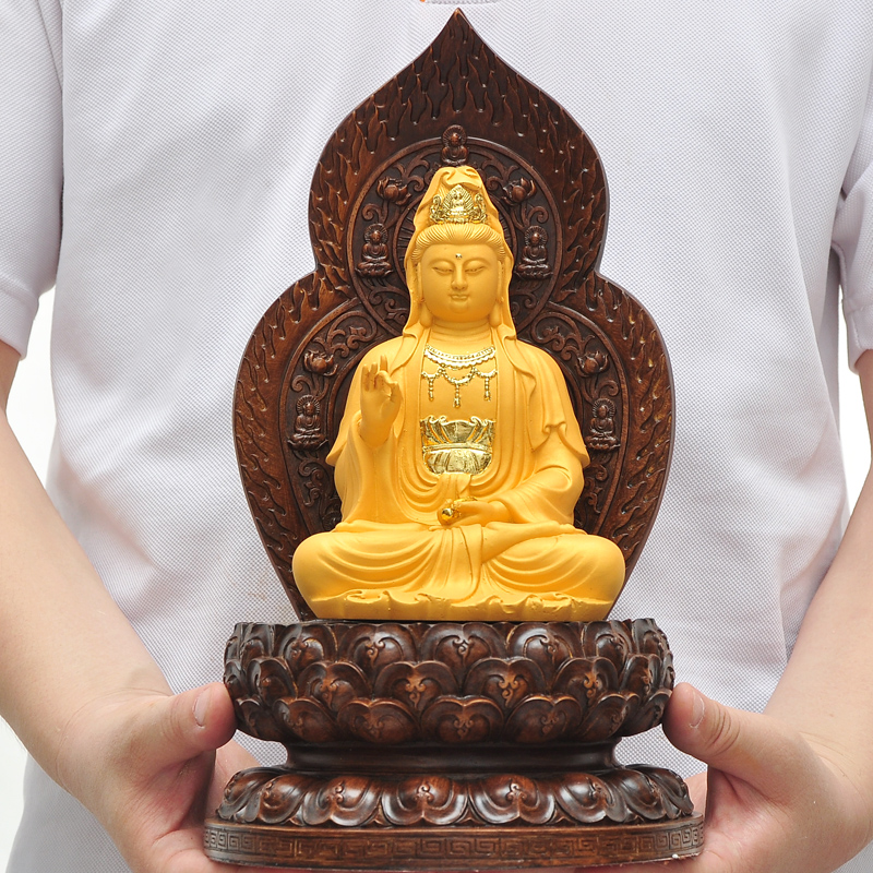 菩萨寺庙玄关居家供奉观音佛像