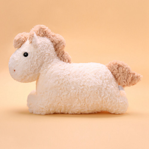 可爱趴姿小马毛绒玩具公仔抱枕2026新年生肖马玩偶安抚娃娃生日礼