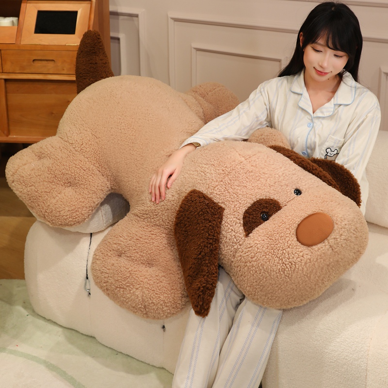 大号大耳朵趴趴狗毛绒玩具公仔玩偶女生睡觉抱枕布娃憨豆狗大抱枕 - 封面
