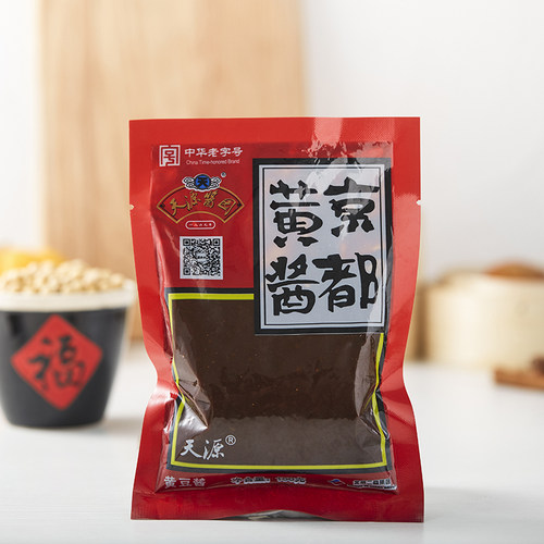天源酱园京都黄酱150gx5袋 稀黄酱豆瓣调馅老北京炸调料酱