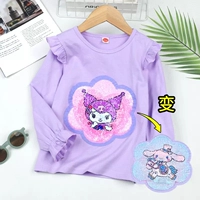 Фиолетовое изменение цвета Curomi [длинные рукава листьев доля]