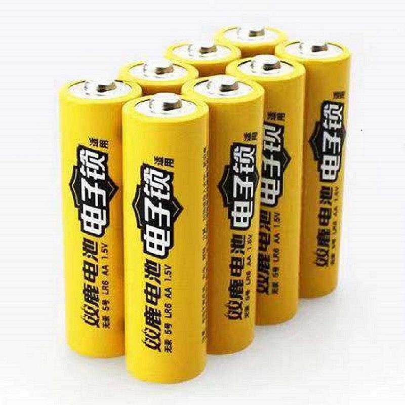 适用双鹿电子锁5号干电池碱性lr6家用密码指纹防盗智能门锁12粒