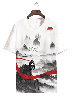 夏季衣服国潮t短袖男士大码