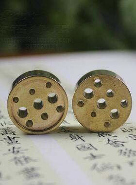 纯铜多孔插香炉三根礼佛