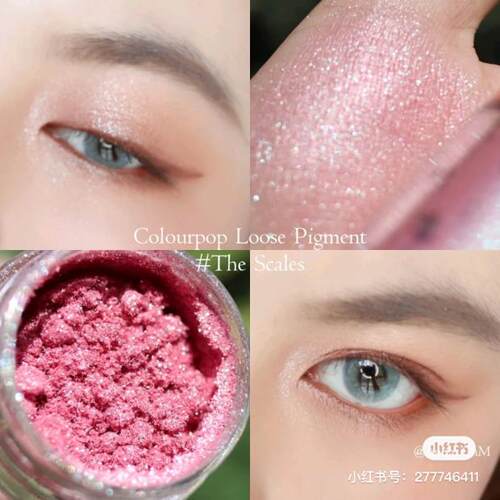 Colourpop蜜桃粉橘色提亮眼影粉