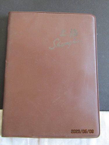 1961年上海磨砂面36开日记本 内页新无字迹