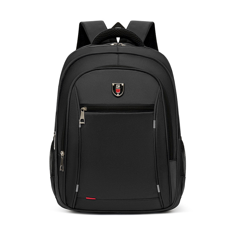 商务双肩包男士旅行通勤大容量高级感出差电脑背包大学生书包