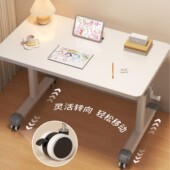 跨境儿童学习桌家用可移动书桌小学生专用写字桌简易桌子升降现货