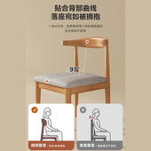 跨境仿实木椅子电脑椅家用舒适书桌凳子商用靠背餐椅出租房铁现货