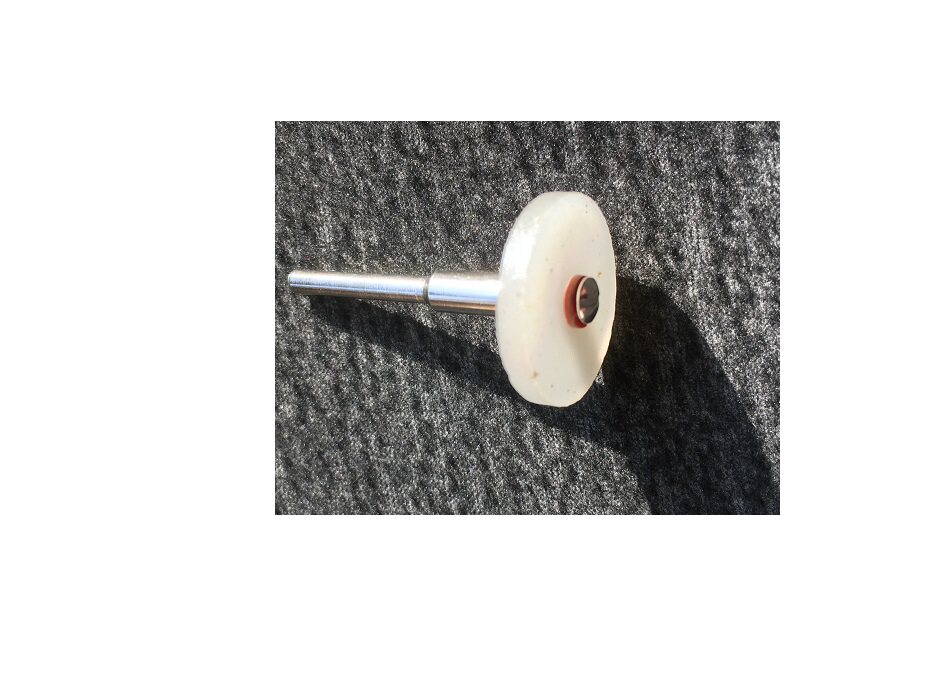 美运来天然密玉磨头直径20x柄3x厚度2.5