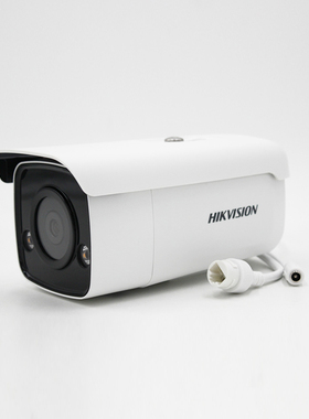 海康原装200/400万POE网络摄像枪机DS-2CD3T27/3T47EWD-L全彩监控