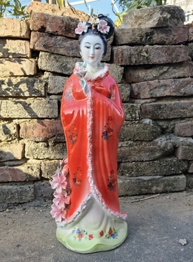 陶瓷桃花仙子,桃花娘娘,梅花仙子