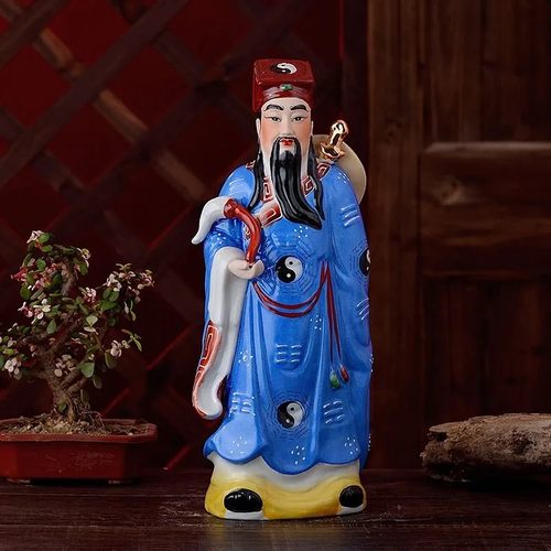 陶瓷吕祖吕洞宾八仙神像道家全真派创始纯阳祖师佛像
