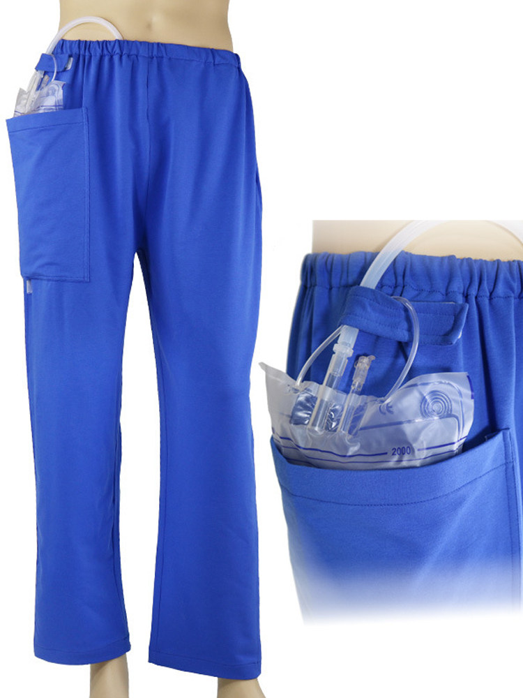 老人卧床住院瘫痪失禁肾脏尿道肠道造口小便造瘘裤隐藏式集尿袋裤