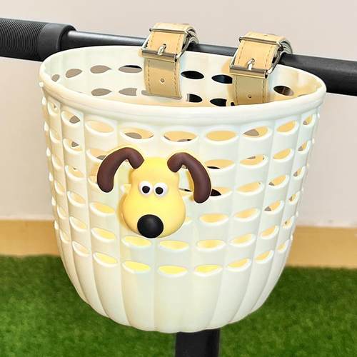 儿童自行车前车筐篮子可爱卡通