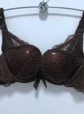 清仓 EBLIN正品  奢华亮片性感U型薄杯聚拢文胸 ECBR211131 358