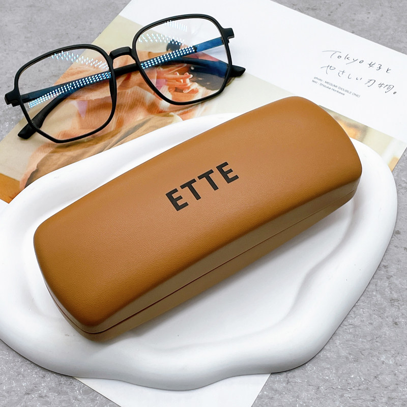 棕色加长眼镜盒】高级感大号尺寸近视光学抗压男生眼镜盒收纳ins,ZIPPO/瑞士军刀/眼镜,眼镜盒,淘宝优惠券,粉丝福利购,淘宝优惠卷