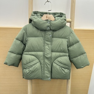 衣拉拉冬款新款男女童儿童加厚白鸭绒厚外套安心羽绒服