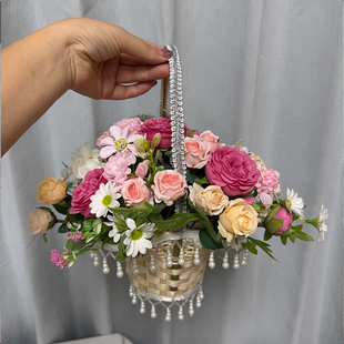 桃李杯罗敷行花篮舞蹈花篮跳舞手提篮子采桑花篮采薇舞蹈花篮道具