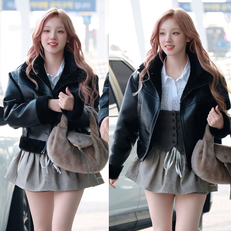 欧洲冬季宋雨琦明星同款