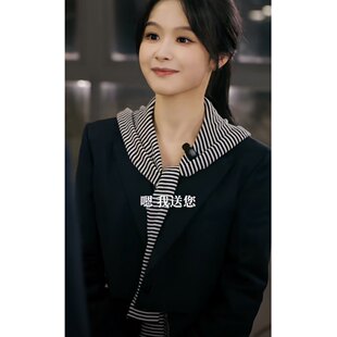 西服上衣裤 外套短裤 子女衣服潮 西装 欧洲短剧红糖姜汁余茵姜枝同款