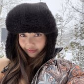 欧洲Lisa同款 毛茸茸雷锋帽男女ins秋冬保暖护耳防寒防风包头帽潮