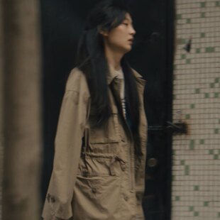 有罪之身孙千夏雪同款风衣外套春秋翻领中长版大衣女衣服潮