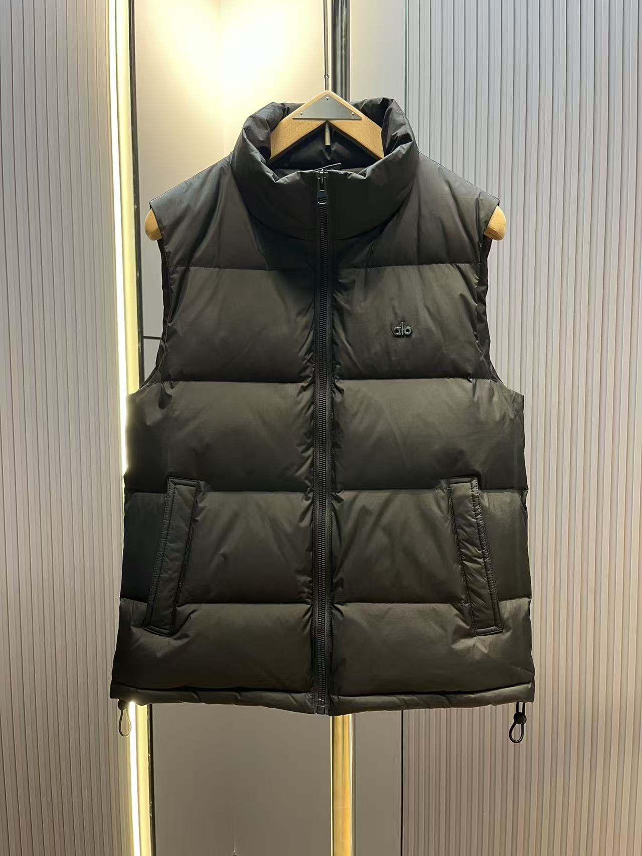 秋冬新款立领马甲潮牌休闲百搭白鸭绒男士背心坎肩加厚保暖外套男