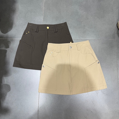 欧洲站2026春季新款高腰显瘦A字防走光工装短裙百搭半身裙女6392