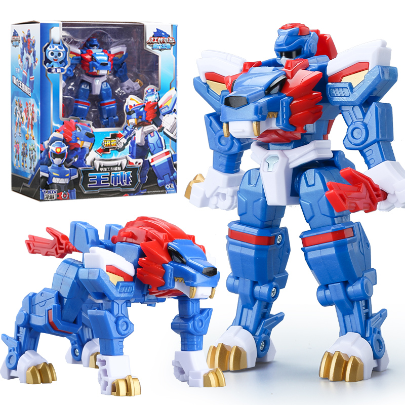 迷你特工队兽王力量机甲玩具