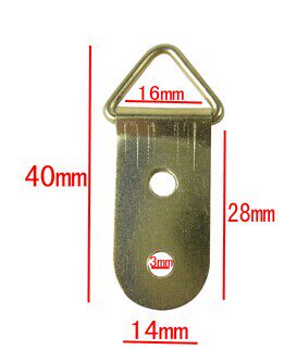 相框挂钩 金大排挂 国画油画十字绣挂钩 双孔三角挂 吊环挂钩