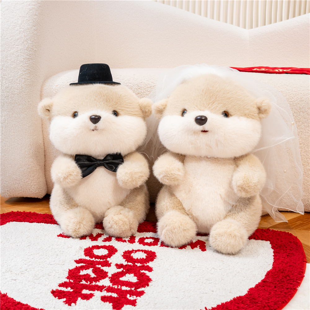 新婚压床娃一对结礼物送人