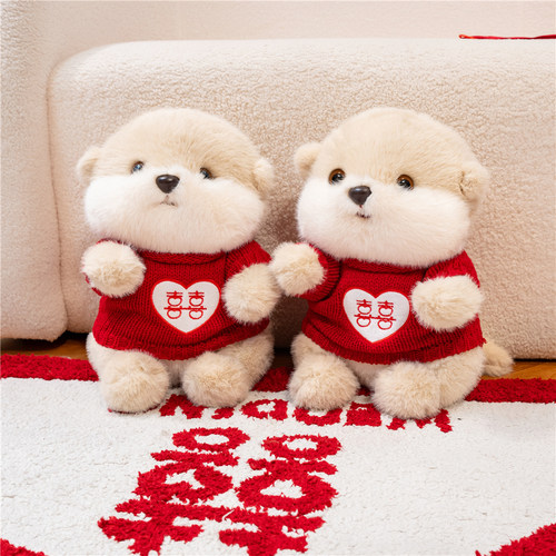 新婚压床娃娃一对结婚礼物送新人婚房布置玩偶床上高档中式新款